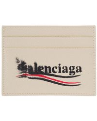 Balenciaga - Card Holder With Political Stencil Logo - Lyst