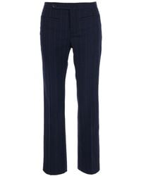 ..,merci - Pants With Off-Center Front Closure And All-Over Striped Mo - Lyst