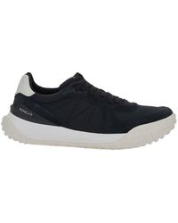 Moncler - Blackwhite Trek Low Top Sneakers - Lyst