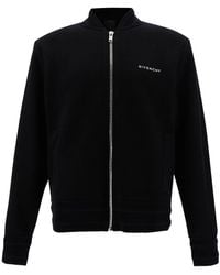 Givenchy - Varsity Jacket With Contrasting 4G Logo Print - Lyst