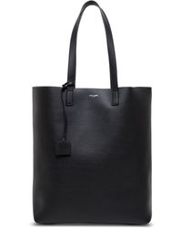Saint Laurent - Shopping Bold Handbag In Leather - Lyst