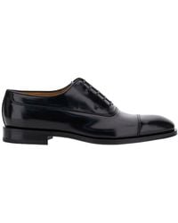 Ferragamo - Oxford Lace-Up With Toe Cap Detail - Lyst