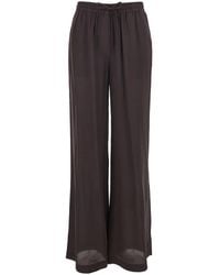 P.A.R.O.S.H. - Silk Drawstring Waist Pants - Lyst