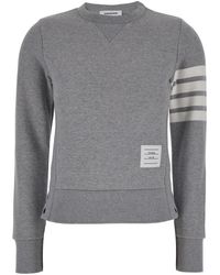 Thom Browne - Jersey Sweatshirt With 4Bar Detail - Lyst