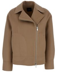 Theory - Biker Jacket With Zip - Lyst