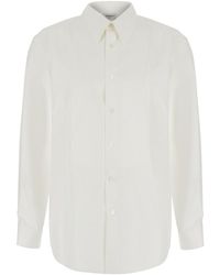 Saint Laurent - Long-Sleeved Cotton Shirt - Lyst