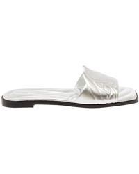 McQueen - Seal Leather Sandals - Lyst