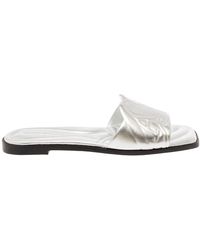 Alexander McQueen - Seal Leather Sandals - Lyst