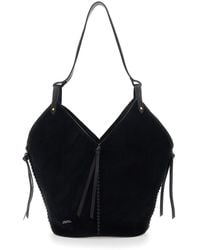 Isabel Marant - Shoulder Bag Tampa With Single Strap And Suede Knot Detail For Calf - Lyst