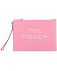 Marc Jacobs - Pochette 'The Large Pouch' Con Logo Inciso - Lyst