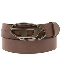 DIESEL - 'B-1Dr' Belt With Oval D Buckle - Lyst