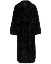 Le Plain - Long Faux Fur Coat Is A Long Coat - Lyst