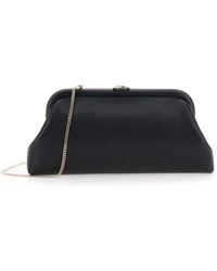 Jimmy Choo - Clutch 'Skylar' Con Tracolla Con Catena E Chiusura A Scatto - Lyst