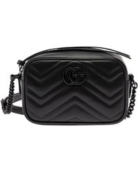 Gucci - GG Marmont Mini Shoulder Bag - Lyst
