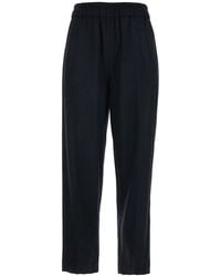 Tela - Tech Fabric Pants With Elastic Waist For - Lyst