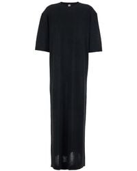 TOTEME - Long Dress Girocolo Wool - Lyst