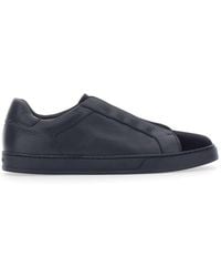 Doucal's - Spencer Sneaker (Gm) Clay (Visone+Tumblet) Notte+F.Do - Lyst