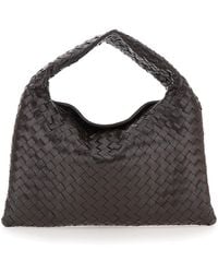 Bottega Veneta - 'Hop Small' Shoulder Bag With Intreccio Motif - Lyst
