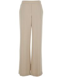 P.A.R.O.S.H. - Pants With Elastic Waist And Wide Leg - Lyst