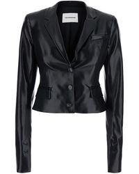 ANDAMANE - Zefira Fitted Blazer With Classic Collar And Long Sleeves - Lyst
