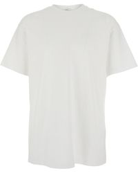 Givenchy - Crew Neck T-Shirt With Chest Logo Patch - Lyst