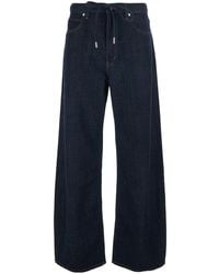 FRAME - Jeans Off Duty Drawstring Bow - Lyst