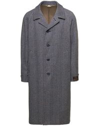 Gucci - And Houndstooth Single-Breasted Coat - Lyst