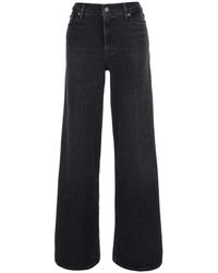 FRAME - 'Le Slim Palazzo' Jeans With Wide Leg - Lyst