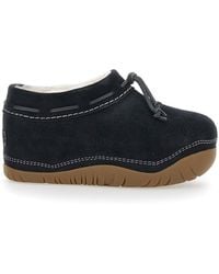 UGG - Ankle Boots With Side Laces And Contrasting Stitching - Lyst
