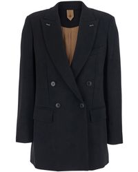 Max Mara - Mxmosso Jacket With Collar And Long Sleeves - Lyst