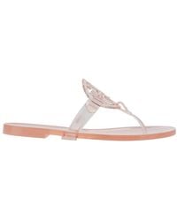 Tory Burch - Thong Sandals With Miller Logo Plate - Lyst