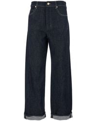 Max Mara - 'S Maxmara 'Chiara' Five-Pocket Jeans With Back Logo Patch - Lyst