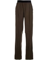 Tom Ford - Pants With Elastic Waist With Logo Lettering - Lyst