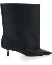 Jacquemus - 'Les Bottes Tourni' Ankle Boots With Pointed Toe And Low Stiletto Heel - Lyst