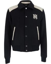 Amiri - Jacket Ma Band Leather - Lyst