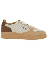 Autry - Sneaker 'Medalist' Low Top Con Logo Impresso Sulla Linguetta E I - Lyst