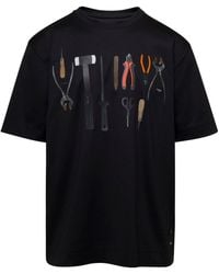Fendi - Crew Neck T-Shirt - Lyst