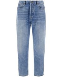 Grifoni - Jeans With Logo Patch On The Back - Lyst