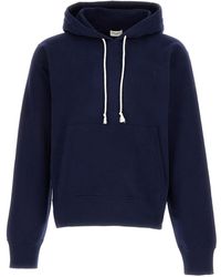Saint Laurent - Felpa Con Ricamo Cassandre - Lyst