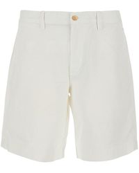 Polo Ralph Lauren - Shorts With Belt Loops And Pony Embroidery On - Lyst