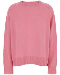 Soft Goat - 'Boyfriend' Crewneck Sweater With Dropped Shoulders In - Lyst