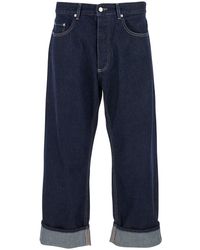 ICON DENIM - 'Ross' 5-Pocket Jeans With Logo Patch - Lyst