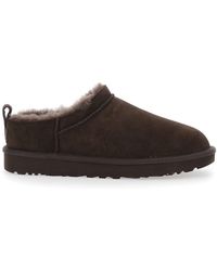 UGG - Classic Micro Tall Boots For With Suede And Wool Lining - Lyst