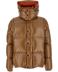 Moncler - 'Parana' Down Jacket With Removable Hood And Logo Patch - Lyst