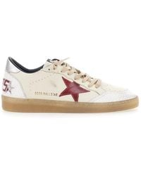 Golden Goose - Sneakers Ballstar Leather Ovine Trainers - Lyst