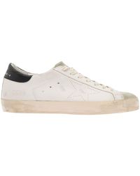 Golden Goose Superstar Leather & Suede Sneaker - White
