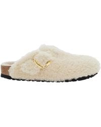 Birkenstock - 'Boston' Slip-On Mules With Buckle - Lyst