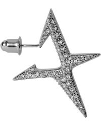 LAG World - 'Spikee Arctic' Star Shaped Earings With Crystal Em - Lyst
