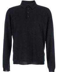 GOES BOTANICAL - Polo A Maniche Lunghe Con Colletto Classico - Lyst