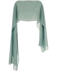 Plain - Stole With Boat Neckline - Lyst